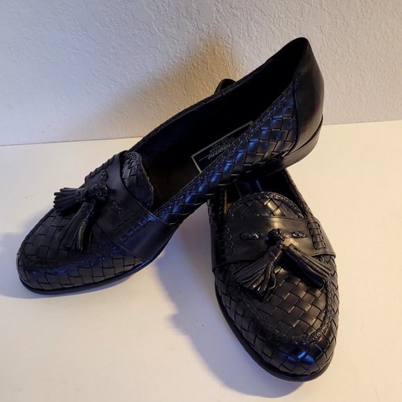 Bragano - Cole Haan Other - Bragano Black Woven Tassel Loafers - 11M